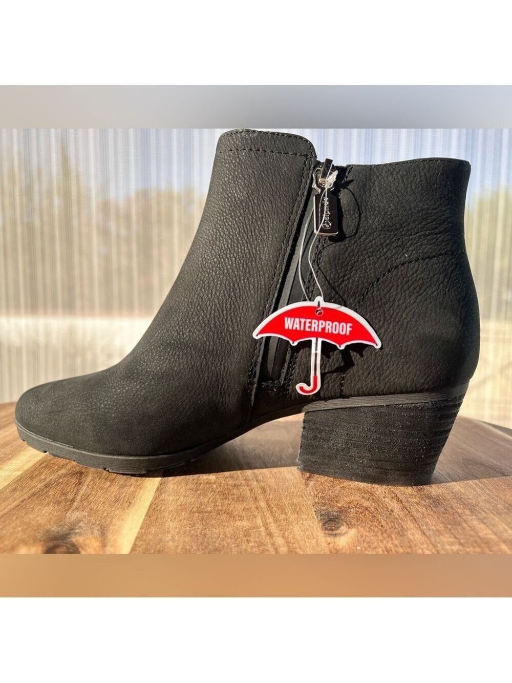 Blondo “Valli 2.0” Waterproof Boot Black Leather Size 7M NWOB $150 MSRP